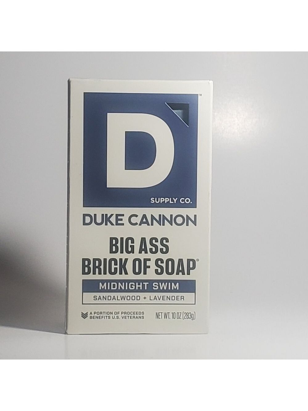 Duke Cannon Big Brick of Soap -- Midnight Swim Sandalwood & Lavender 10 oz. NEW
